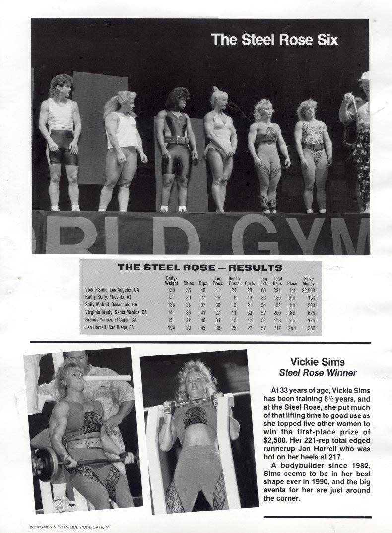 WPW 168 - 1990 Steel Rose Strength and Bodybuilding Contest [Digital Download]